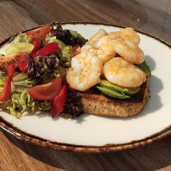 Karidesli Bruschetta